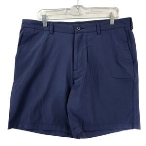 Fish Hippie Mens 38 Blue Drift Short Coastal Nautical Performance Stretch Golf